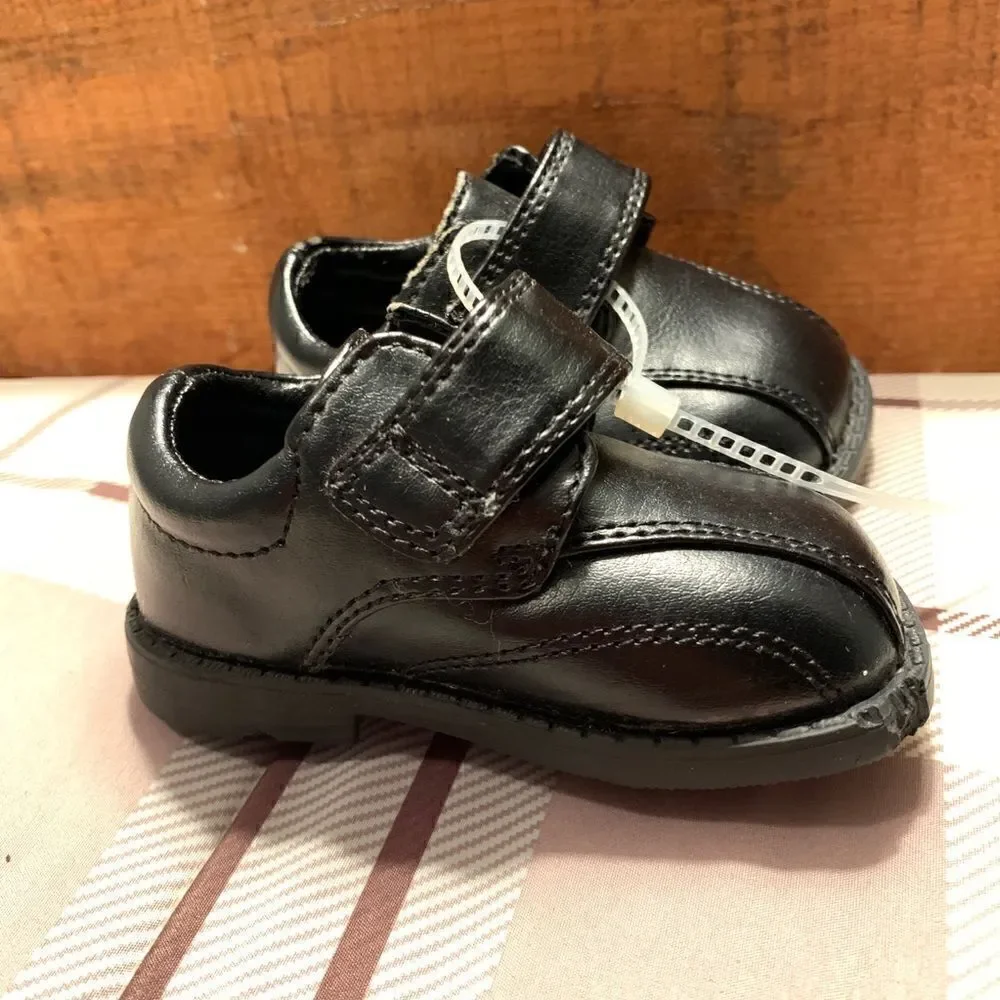 Black Pleather Dress Shoes